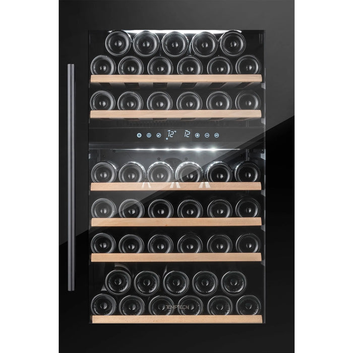 Temptech Oslo OZ90DB-24 inbouw wijnkoelkast, vooraanzicht