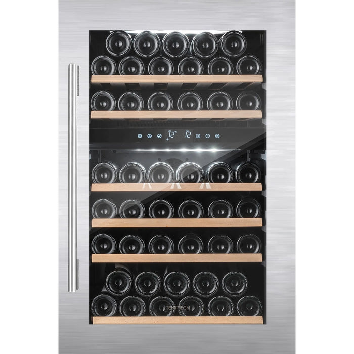 Temptech Oslo OZ90DX-24 inbouw wijnkoelkast, vooraanzicht