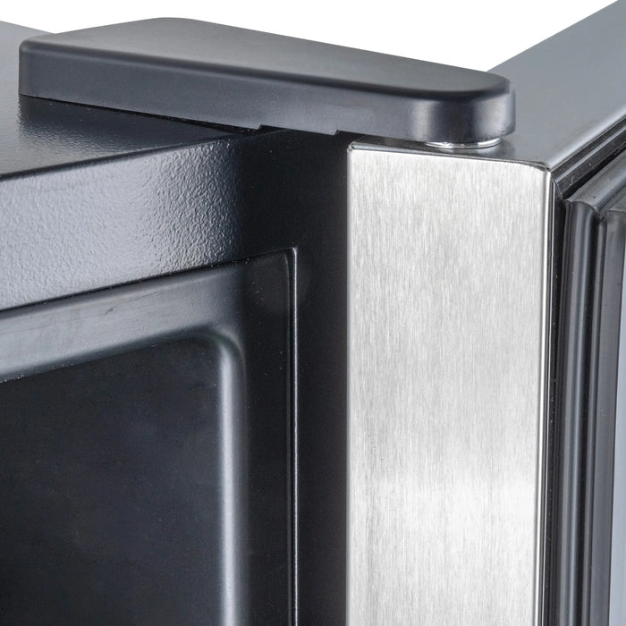 Temptech Premium WP180DCS vrijstaande wijnkoelkast, detail deur