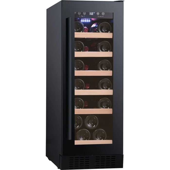 Temptech Prestige PRESX30SB onderbouw wijnkoelkast, schuin vooraanzicht