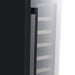 Temptech Prestige PRESX30SB onderbouw wijnkoelkast, detail deur