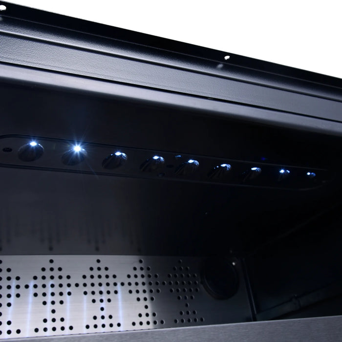 Temptech Sommelier SOMZ45SB inbouw wijnkoelkast, detail verlichting