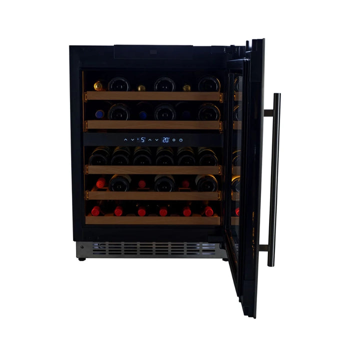 Winecella Wijnkoelkast | W34-SSH | 2 Zone - Mijn-Wijnkoelkast