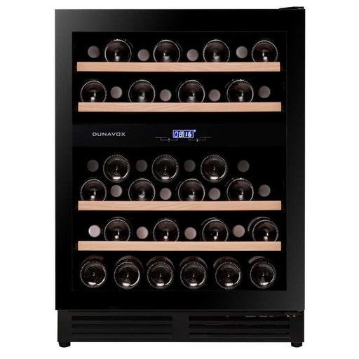 Dunavox Onderbouw Wijnkoelkast | DAUF-45.125DSS.TO | 45 Flessen | 2 Zones | Push-to-open - Mijn-Wijnkoelkast